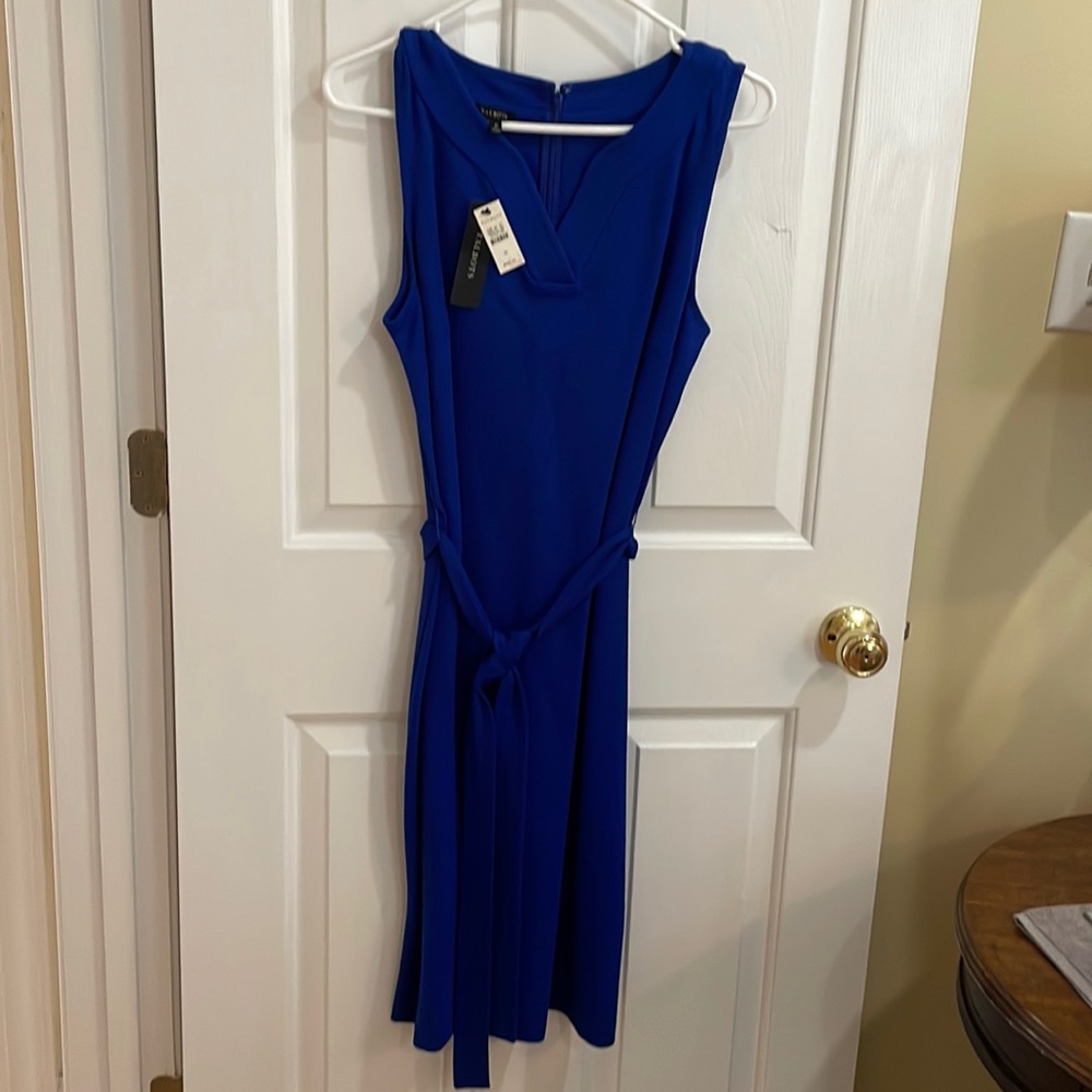 New Royal blue Talbots dress, never worn with tags